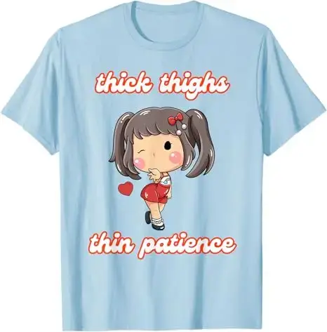 T-shirt optique cuisses minces Patience pour filles