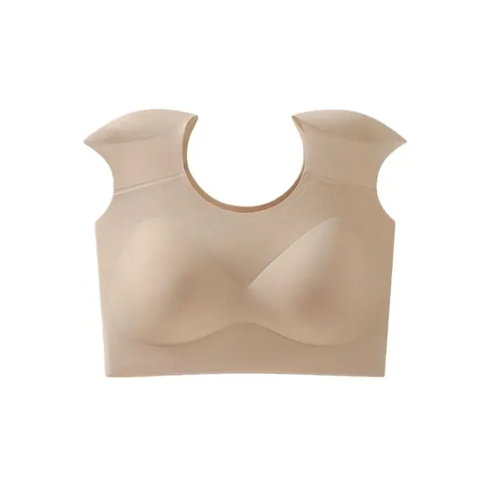 Sous-vêtements invisibles à épaules angles droites, soutien-gorge sans fil Anti-affaissement sans co