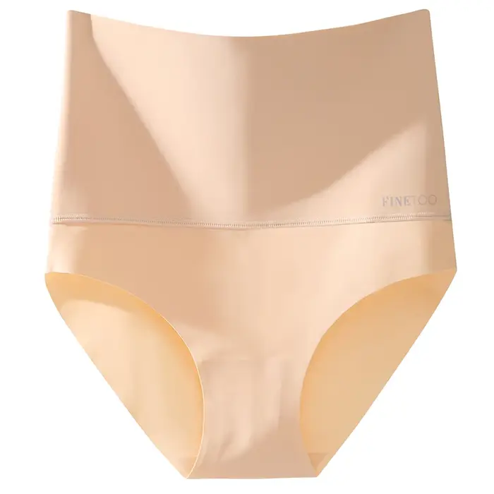 Bodyshaper taille haute sans couture culottes femmes sous-vêtements antibactériens doux entrejambe slips