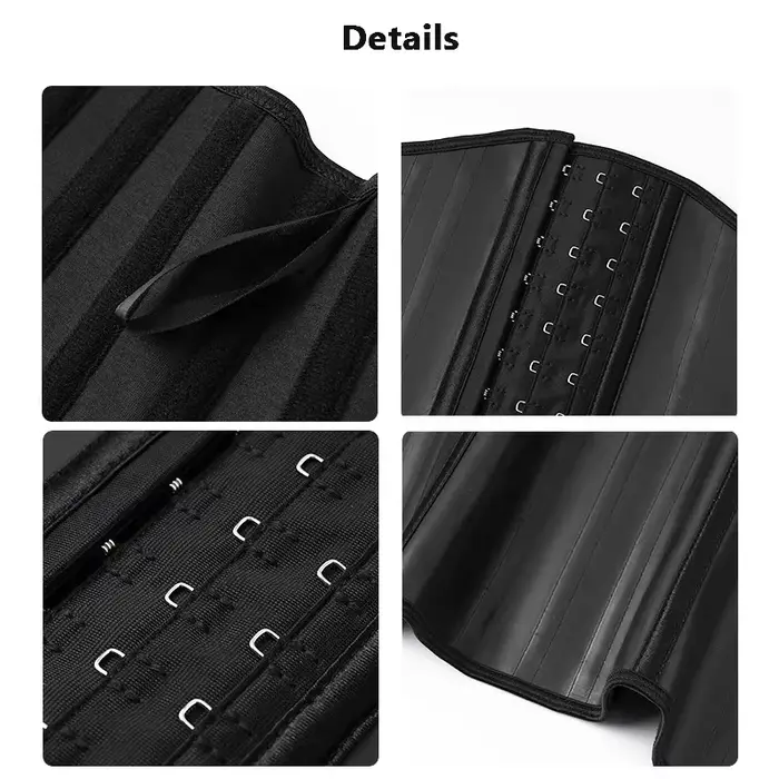 Body Shaper Shapewear femmes 25 os en acier Latex taille formateur Corset