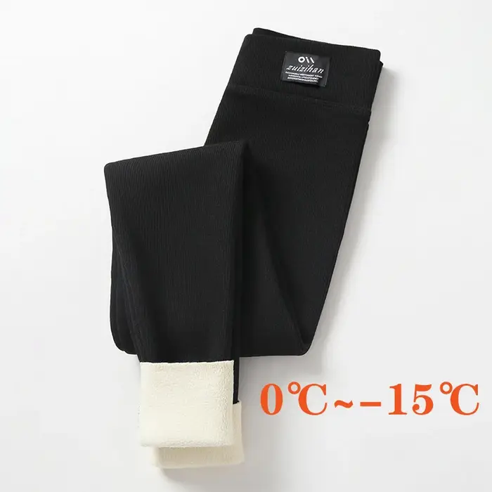 Leggings d'hiver pantalons thermiques épais