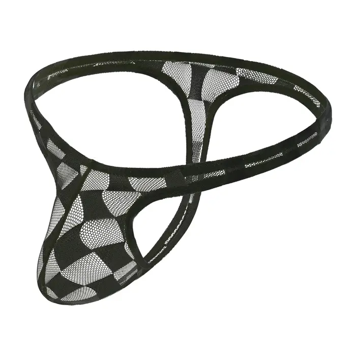 String Mini culotte hommes G String sous-vêtements Sexy homme Tanga hombre pochette pour pénis Ultra
