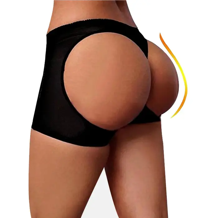 Bout à bout Shaper culottes Shorts bout à bout sous-vêtements slips femmes corps Shaper Sexy cul Push Up culotte fesse ouvert hanche butin