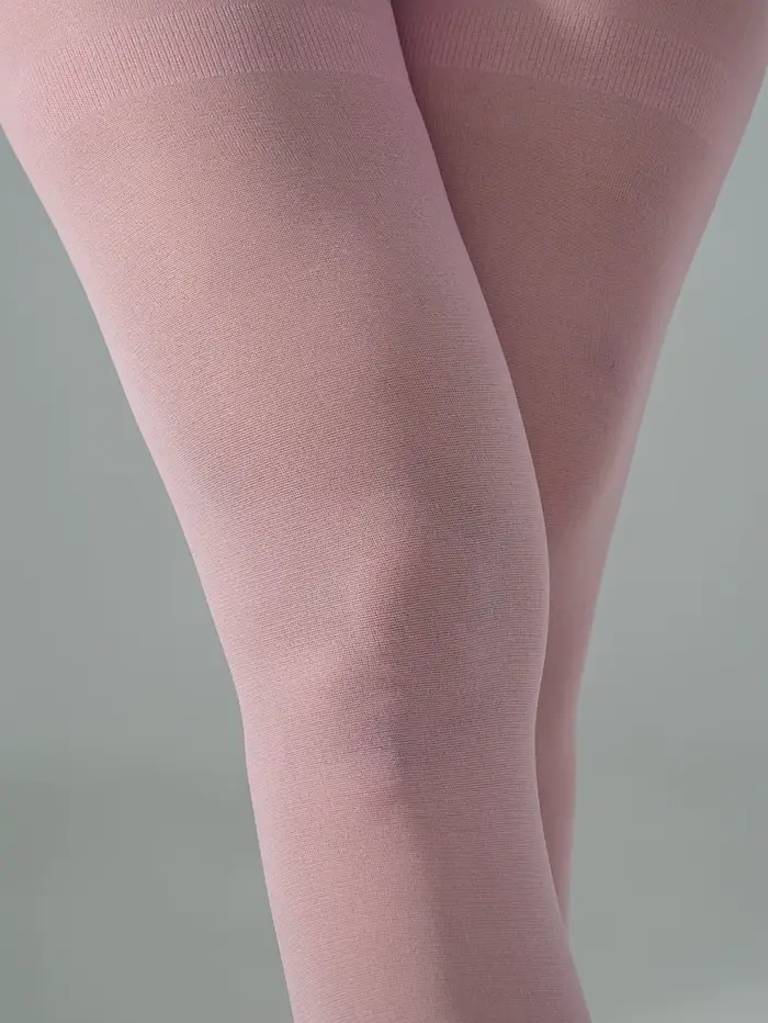 1 paire de collants de compression roses pour femmes