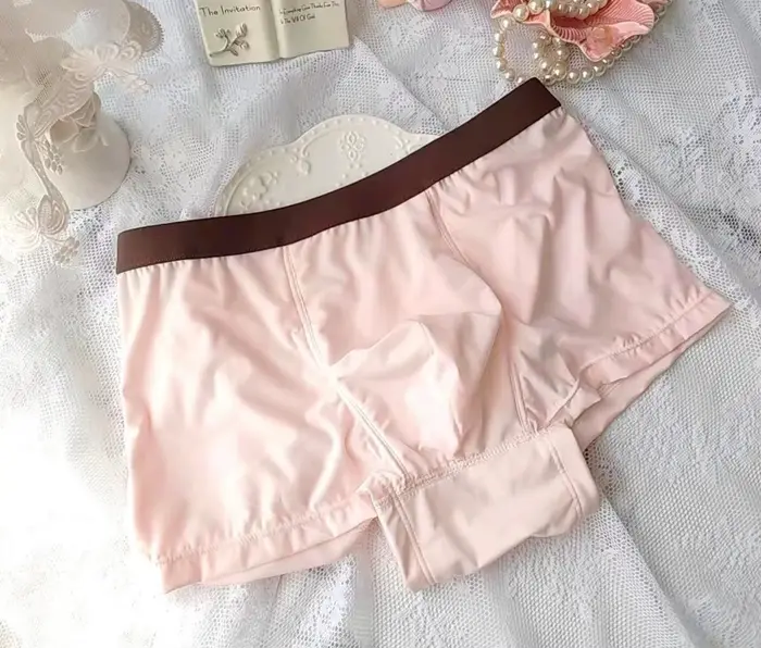 2023 nouveau 100% Photos réelles côté cravate fermer belle mignonne Lolita Kawaii femme homme Couple culottes sous-vêtements bref Boxer Lingeries