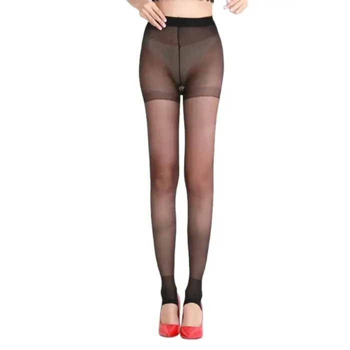 Collants à étriers en soie pour femmes