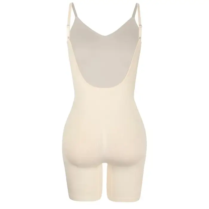 Dos bas nouveau Body Shapewear femmes maille bout à bout lisse corps Shaper dos nu minceur gaine ven