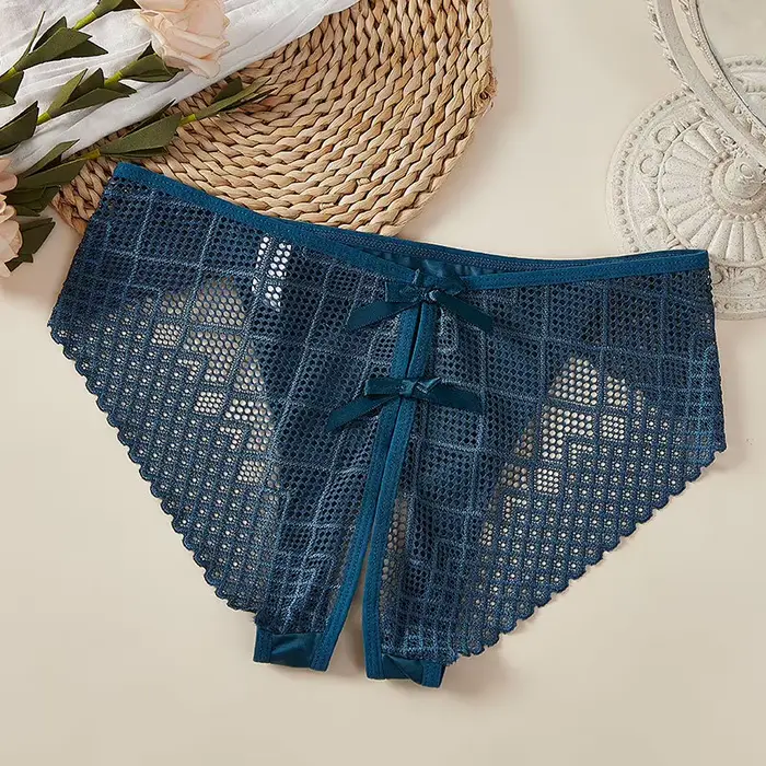 Sous-vêtements Sexy à entrejambe ouvert pour femmes