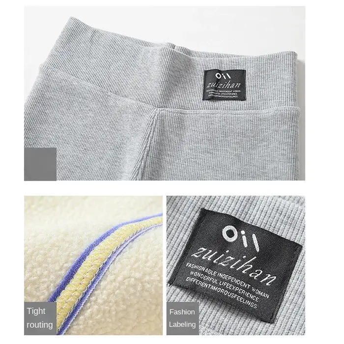 Leggings d'hiver pantalons thermiques épais
