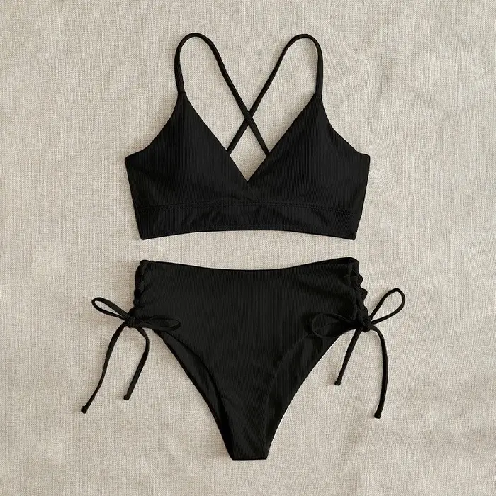 Ensemble Bikini taille haute pour femmes