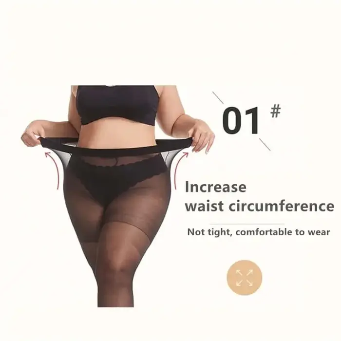 Collants 15D pour femmes de 100 kg