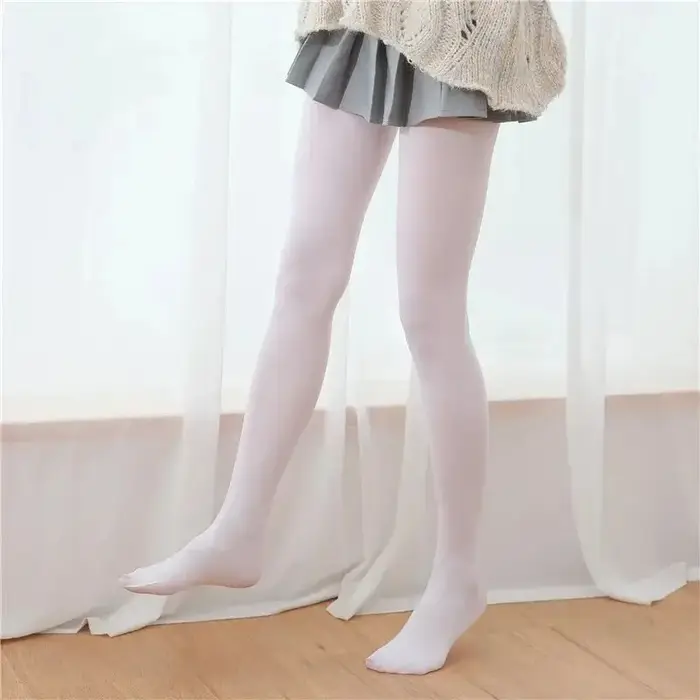 Collants Lolita 120D blanc lait