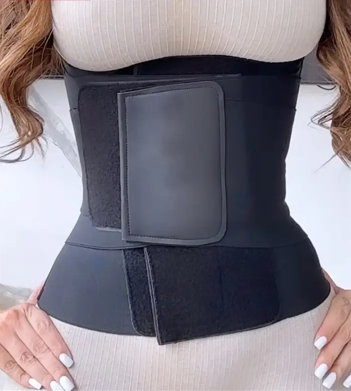 Nouveau Type collant sablier Sauna sueur ceinture entraînement taille formateur Compression chemise ventre ceintures Corset hauts Shapewear Fajas