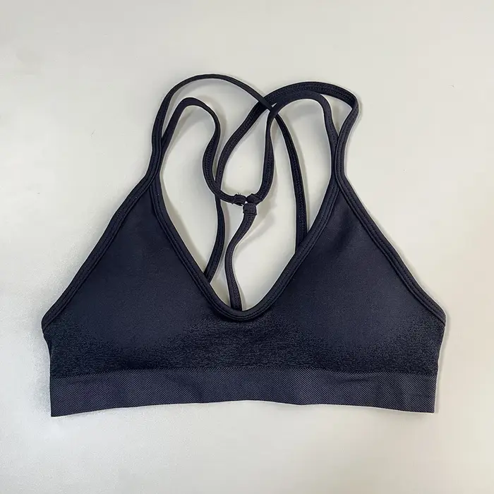 Ignite-Soutien-gorge de sport rembourré à dos croisé pour femme