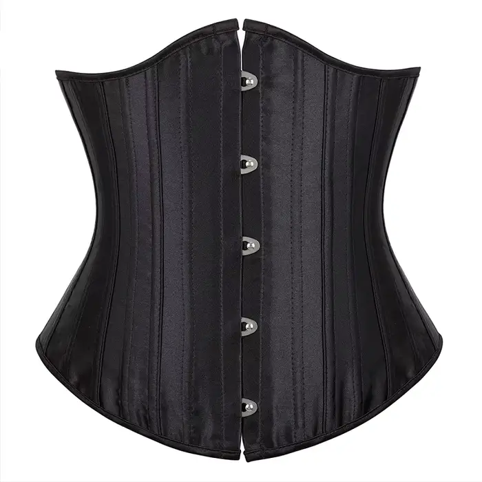 Minceur corps Shaper femme Sexy taille formateur sous le buste Corsets et Bustiers Satin acier désos
