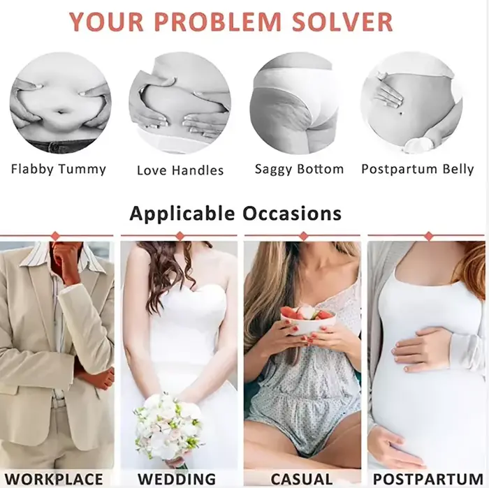 Body sculptant invisible à buste ouvert pour femme