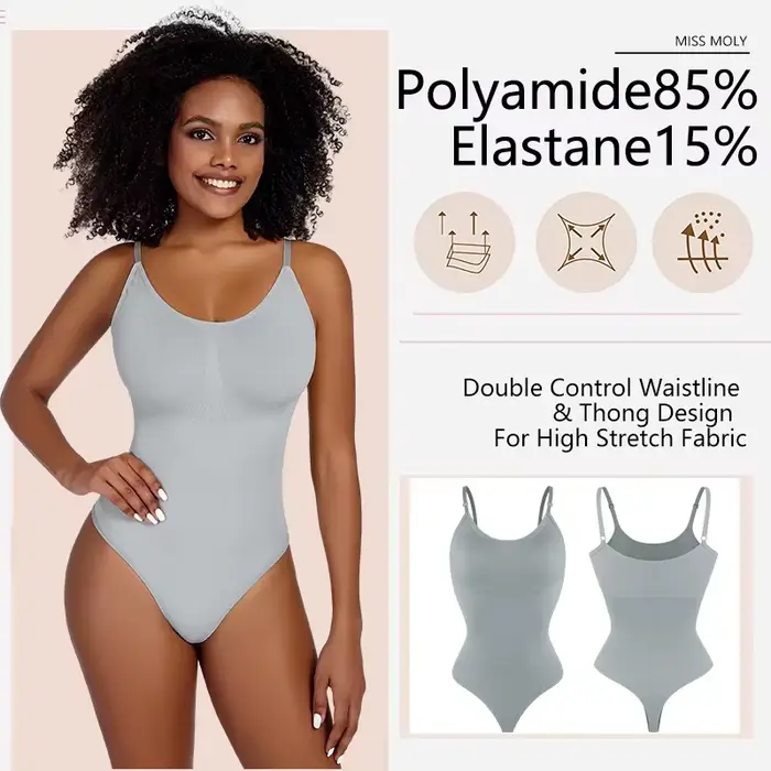 Lissage Shapewear Body pour femmes Faja corps complet Shaper string doux