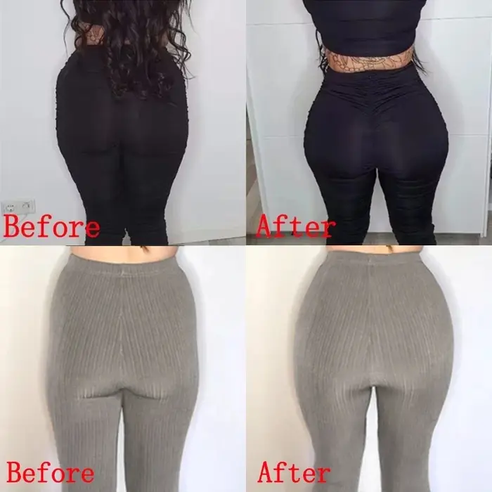 Culotte gainante pour femme avec coussinets pour les hanches
