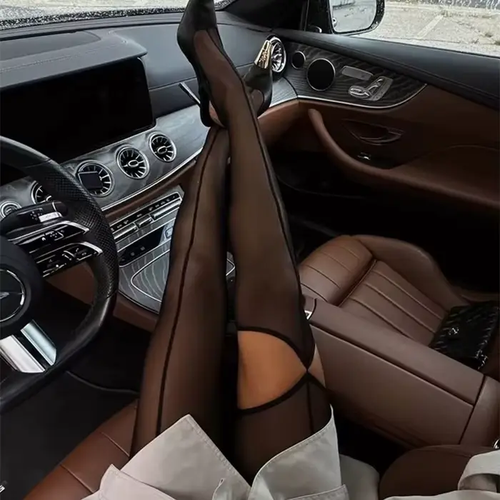 Sexy ligne noire évider collants nouvelle Perspective