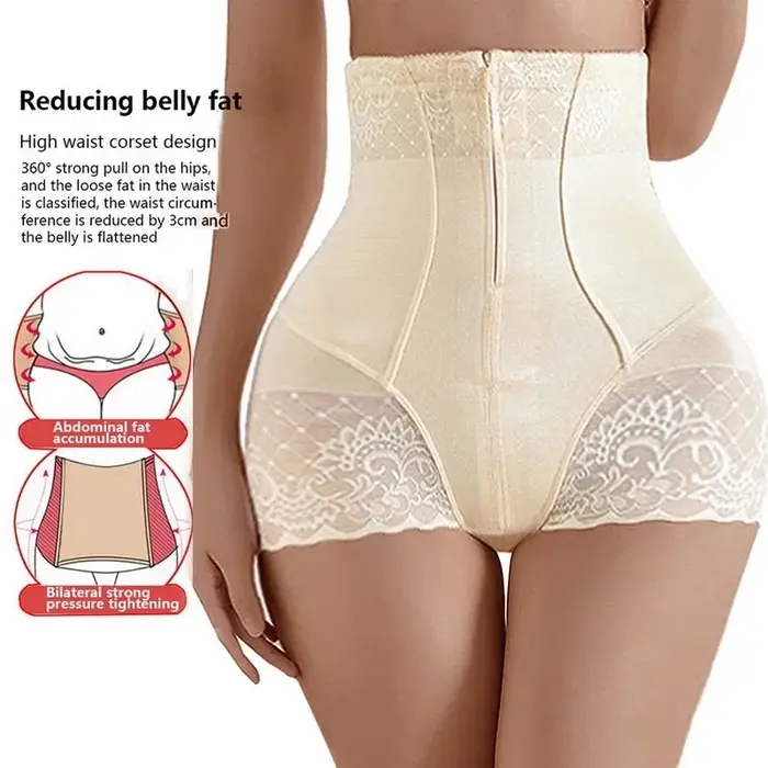 Pantalon modelant le corps, taille haute, levage des fesses, fermeture éclair, ventre, sans couture,