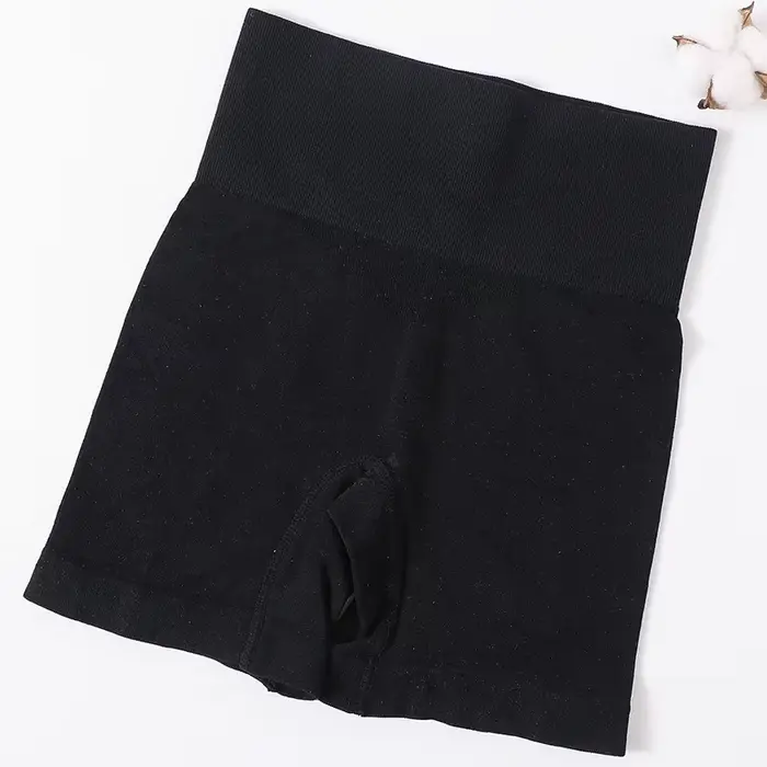 TUNIControl-Culotte taille haute sans couture pour femme, short de levage de hanche, pantalon de séc