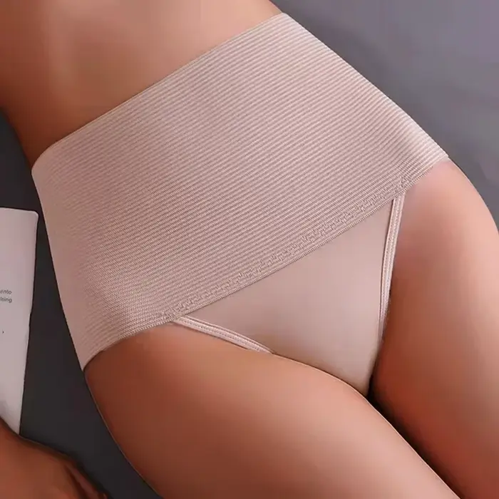 Femmes taille haute corps Shaper Compression contrôle culotte minceur Shapewear sous-vêtements respirant bout