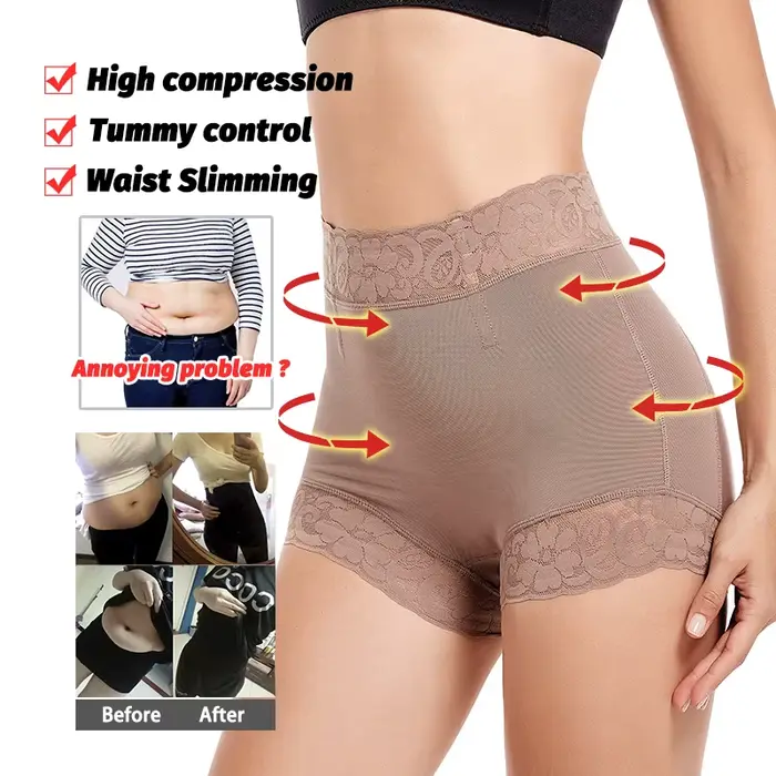 Culotte de Contrôle Sexy à Haute Compression