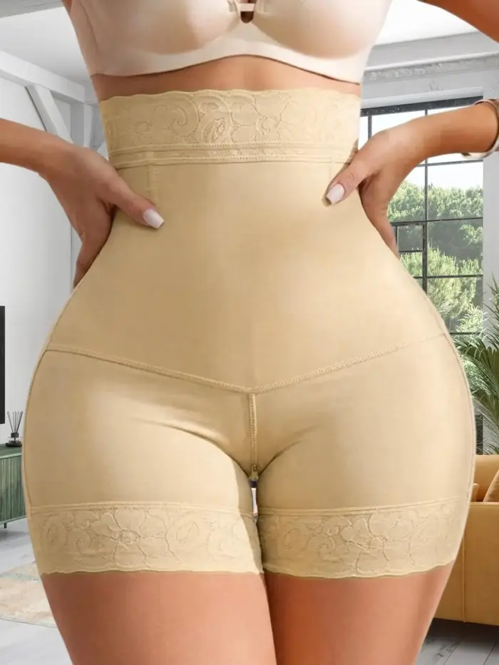 Shorty gainant taille haute pour femme