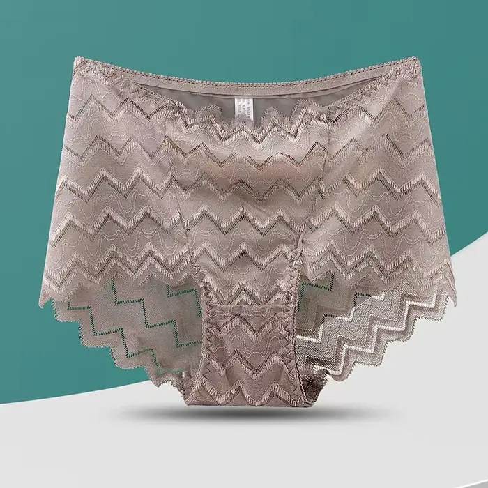 Culottes pour femmes avec un petit nœud décoratif, taille mi-haute, plusieurs tons pastel, sous-vêtements intimes basiques pour tous les jours