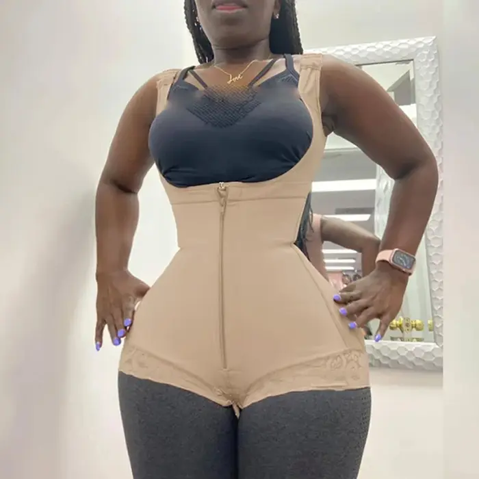 Shapewear colombien Abdomen haute Compression femmes Double