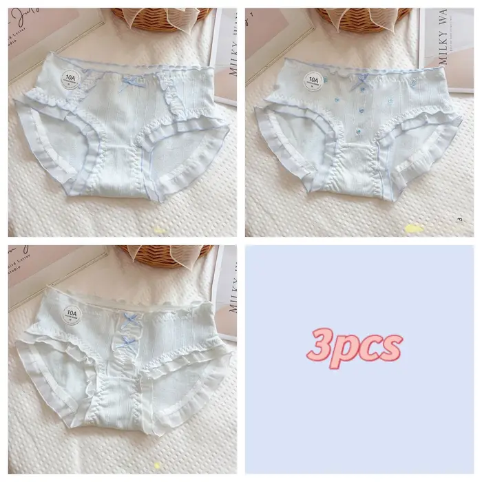 Culottes taille moyenne pour femme Blue Sea 10A, bactériostatiques, douces et confortables, avec ent