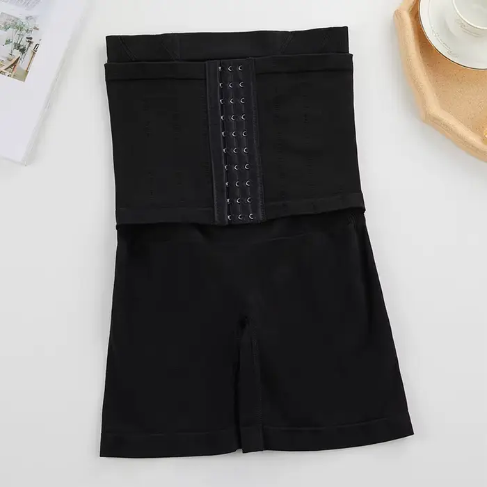 TUNITuck-Collants taille haute sans couture pour femme, culotte à double boutonnage, pantalon de séc