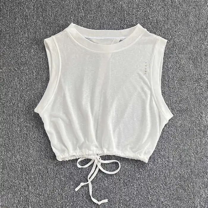 Vêtements de yoga d'été pour femmes, gilet de sport respirant, ample et haut de gamme, combinaison d