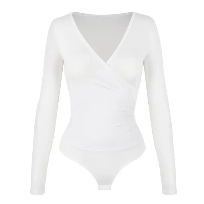 Vêtements modelants à manches longues pour femmes
