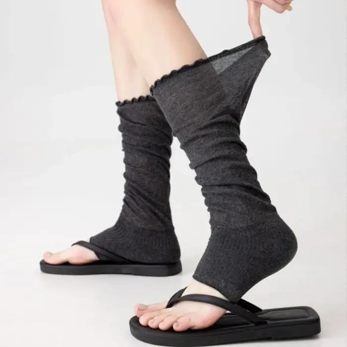 Collants légers en maille printemps/été avec style ballet et effet amincissant
