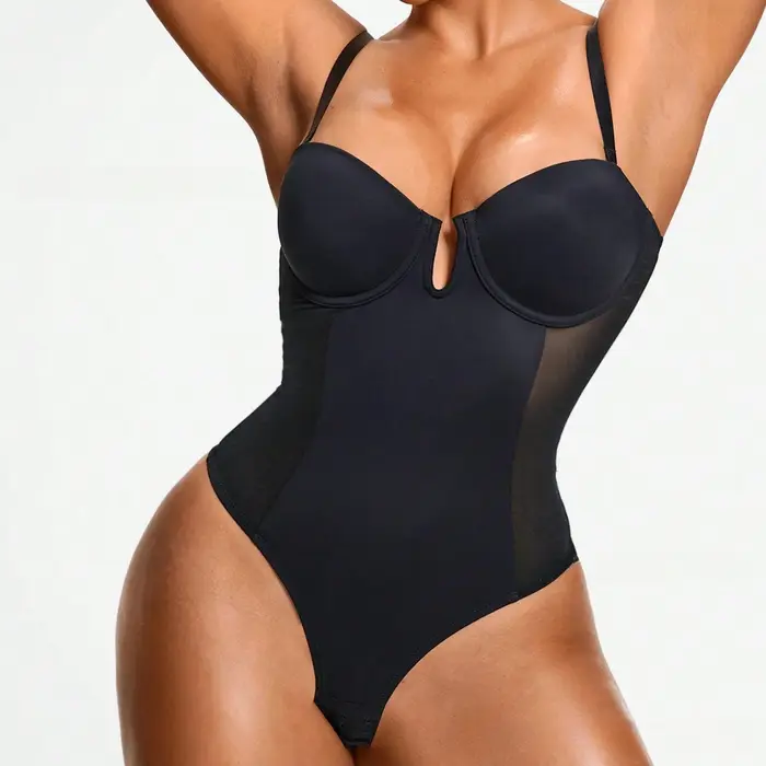 Body sculptant tout-en-un string sexy, lingerie amincissante pour femme, gaine amincissante ventre p