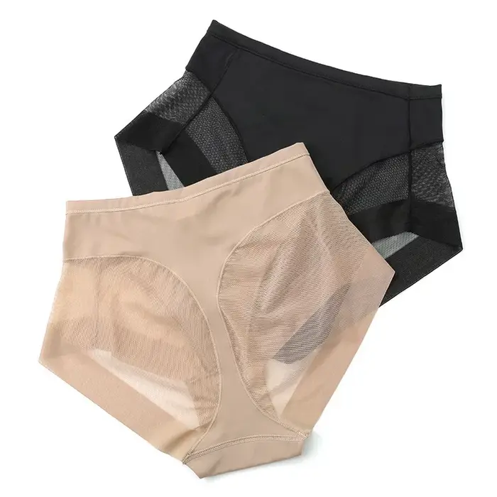 Culottes amincissantes taille haute en soie glacée pour femme