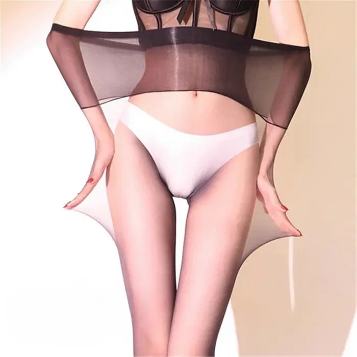 Collants de grande taille ultra-minces 1D, bas en velours hautement extensibles, sans couture, entre