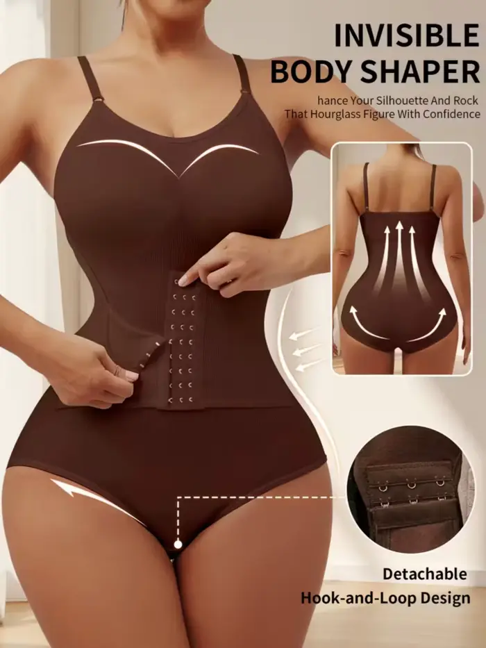 Body sculptant uni pour femme — Gaine amincissante ventre plat