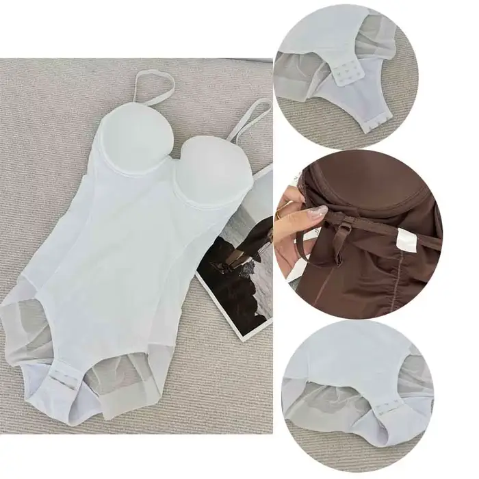 Body sculptant pour femme avec soutien-gorge intégré