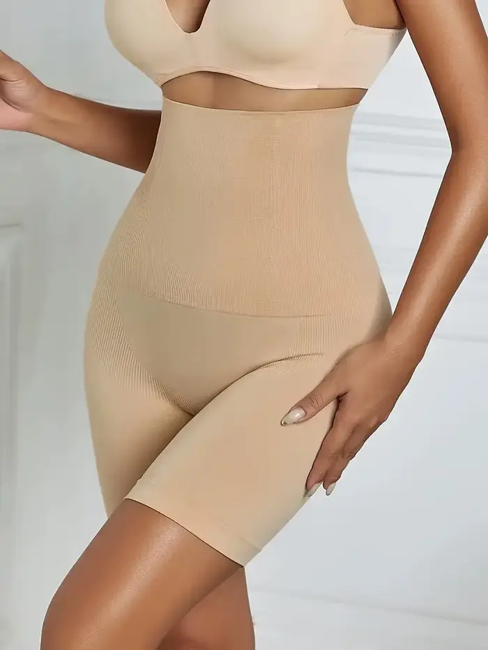 Culotte Boyshort façonnant taille haute