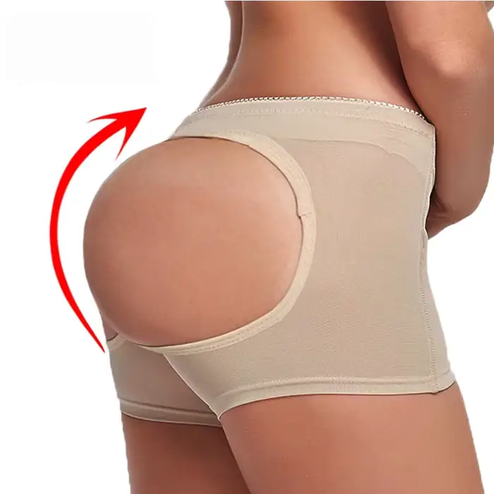 Femmes bout à bout corps Shaper culottes Shorts Booty ascenseur sous-vêtements slips Sexy cul Push Up culotte fesse ouvert hanche butin Shapewear