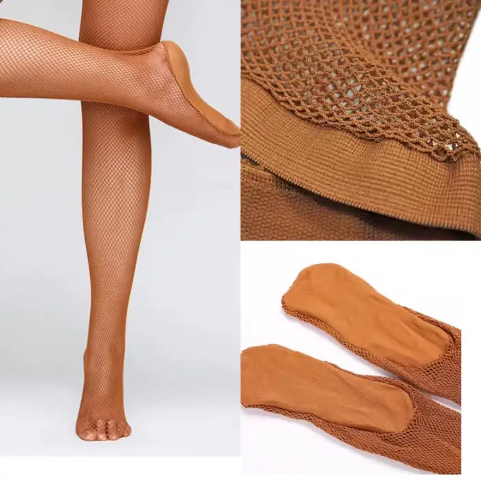 Collants en maille professionnels bas résille de danse latine compétition spécial fil dur