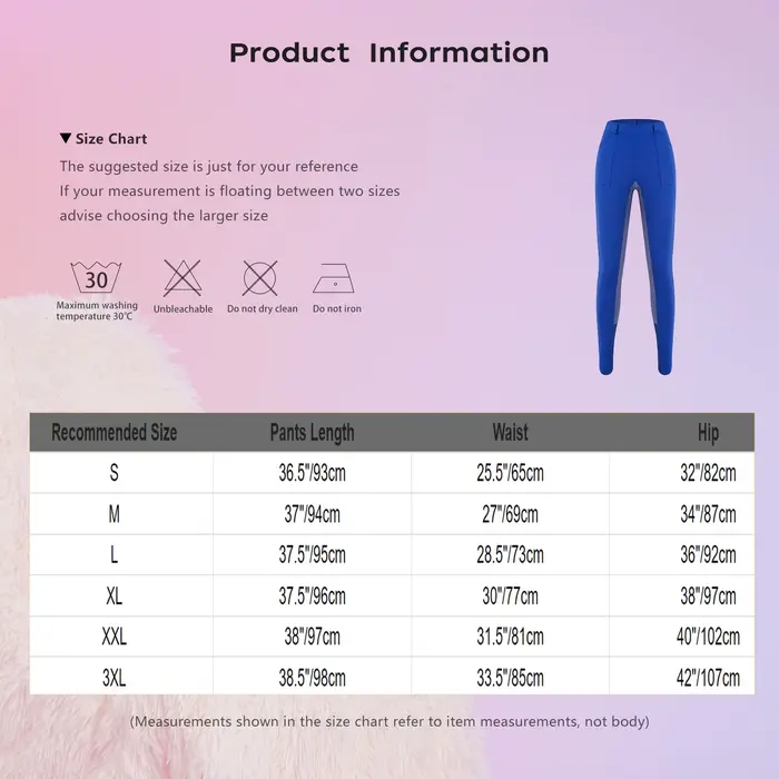 Pantalon d'équitation pour femme avec grip