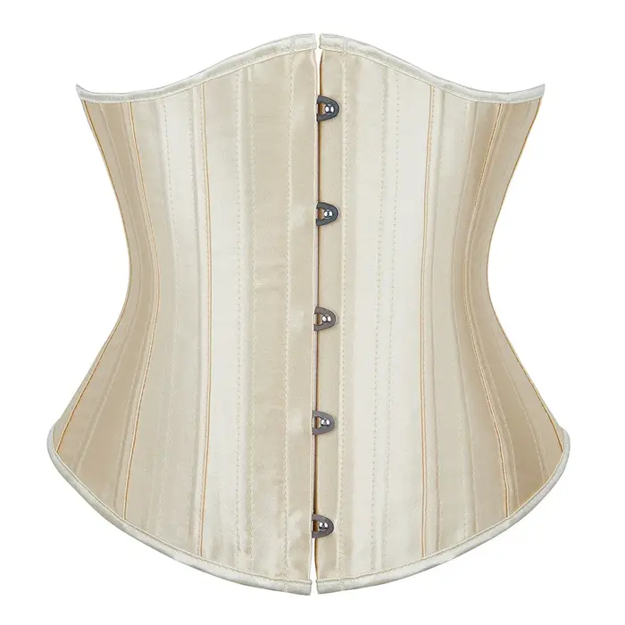 Minceur corps Shaper femme Sexy taille formateur sous le buste Corsets et Bustiers Satin acier désossé Cincher Corselet 9075