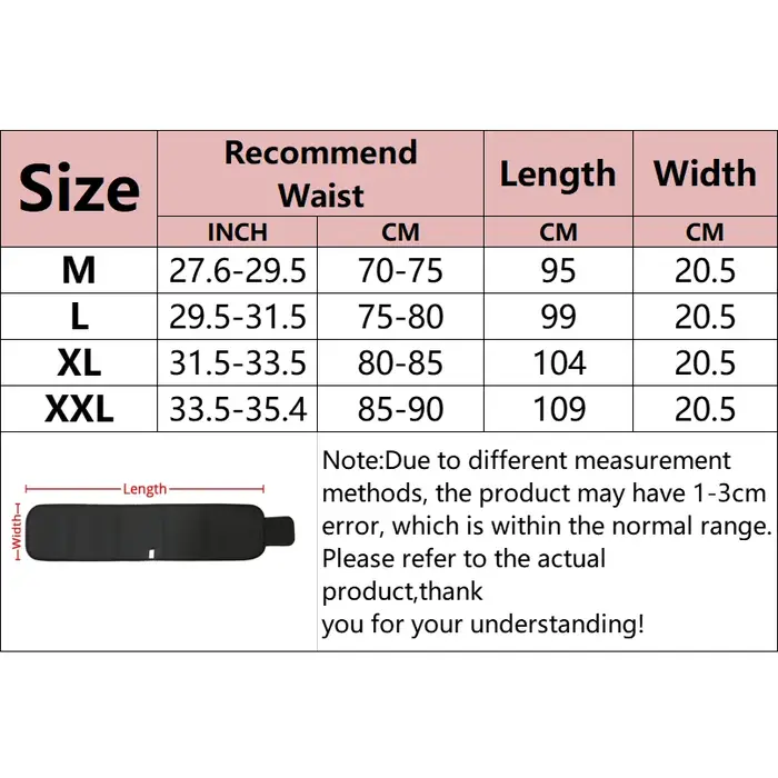 Ceinture amincissante pour femme