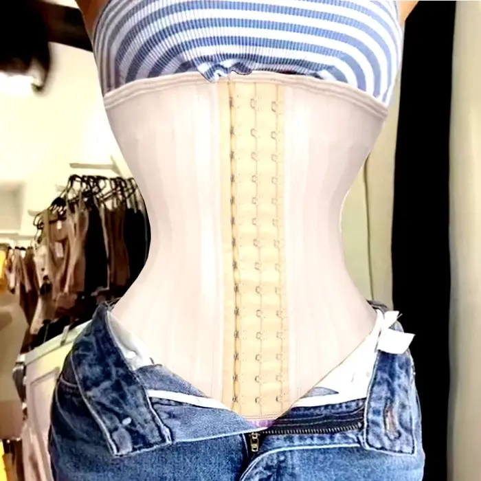 Fajas ceinture colombienne ferme Latex Shapewear avec 25 os en acier taille formateur corps Shaper