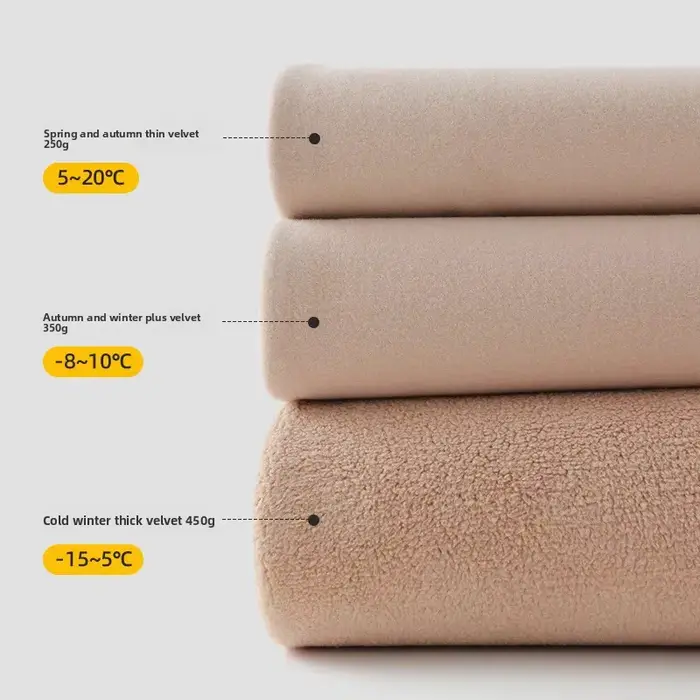 Leggings longs doublés de polaire pour femmes