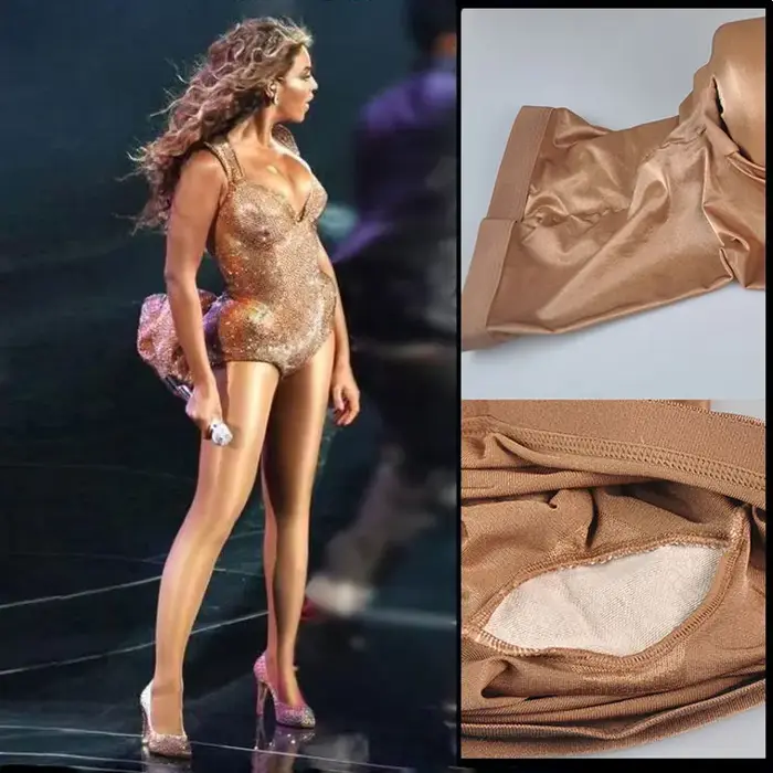 Collants sculptants pour femme 70D à fini brillant