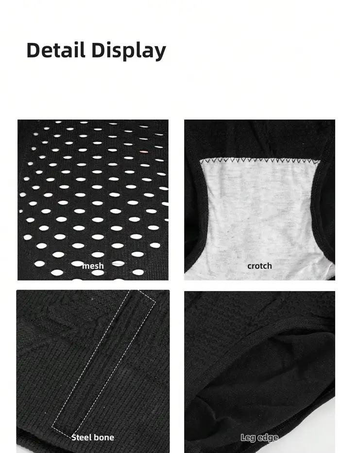 Culotte gainante sans couture taille haute pour femme